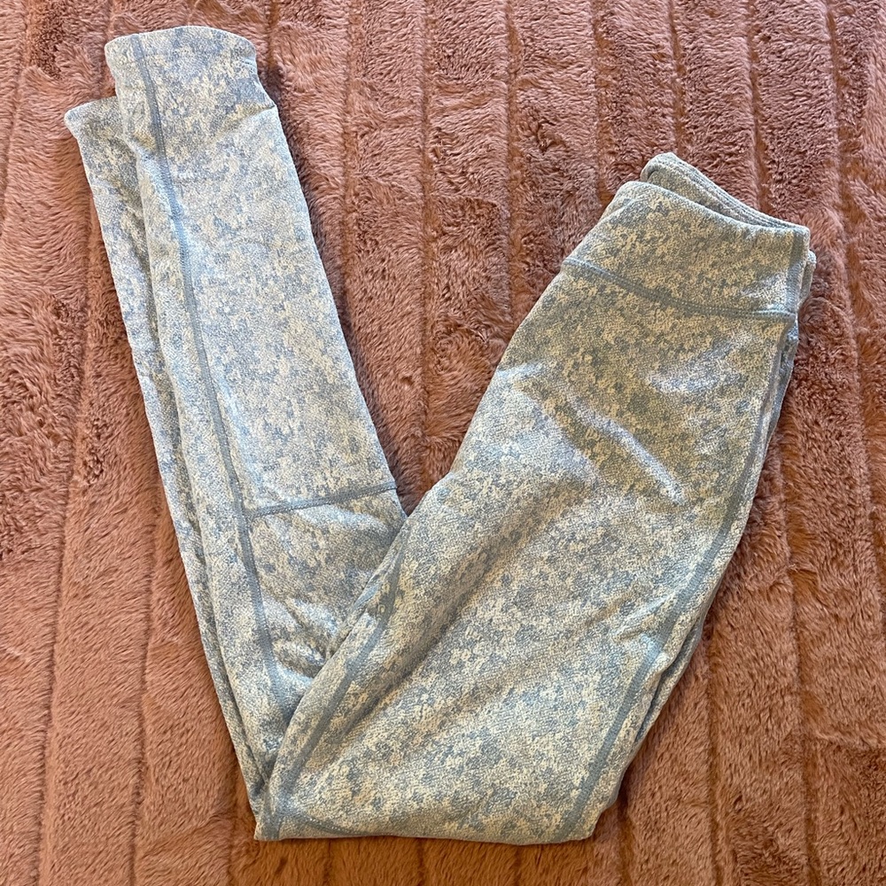 Blue and White Gymshark Leggings
